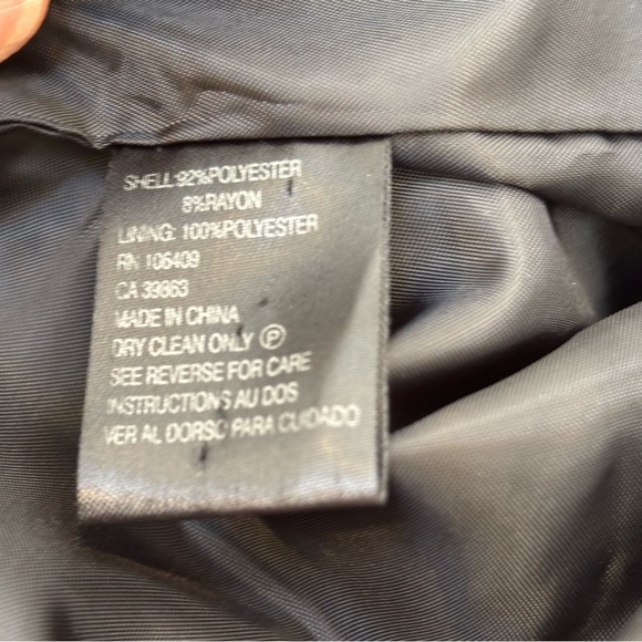 Stresa 2 Piece Classic Suit Pencil Skirt And Blazer Elegant Black White Size 8 - Picture 9 of 14